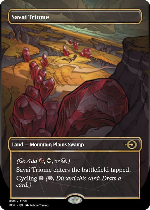 Savai Triome in the group Magic the Gathering / Types / Land / Mountain at Proxyprinters.com (51476)