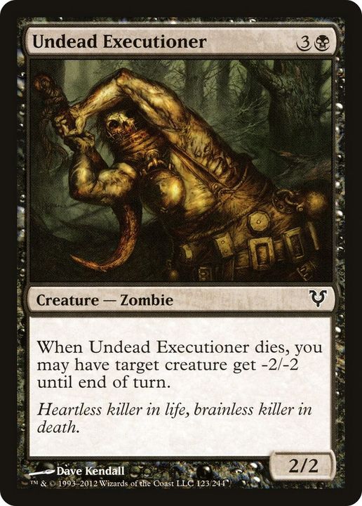 Undead Executioner in the group Magic the Gathering / Sets / Avacyn Restored at Proxyprinters.com (51509)