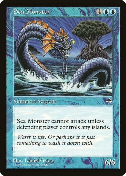 Sea Monster in the group Magic the Gathering / Types / Colors / Blue at Proxyprinters.com (51515)