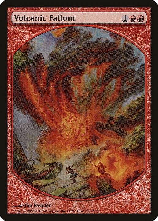 Volcanic Fallout in the group Magic the Gathering / Types / Colors / Red at Proxyprinters.com (51520)