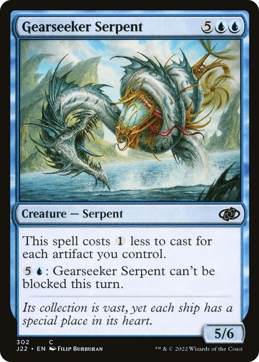 Gearseeker Serpent in the group Magic the Gathering / Types / Colors / Blue at Proxyprinters.com (51525)