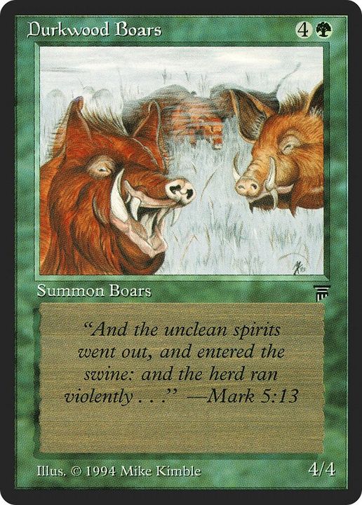 Durkwood Boars in the group Magic the Gathering / Types / Colors / Green at Proxyprinters.com (51529)