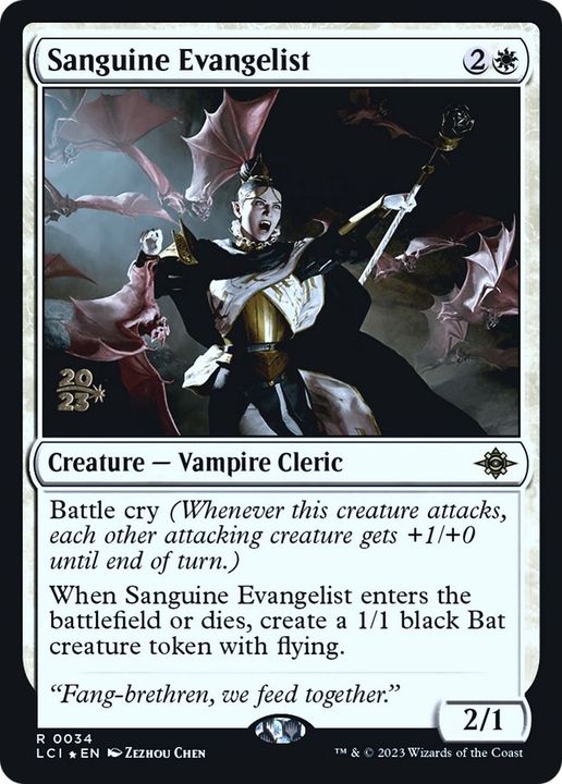 Sanguine Evangelist in the group Magic the Gathering / Types / Colors / White at Proxyprinters.com (51537)