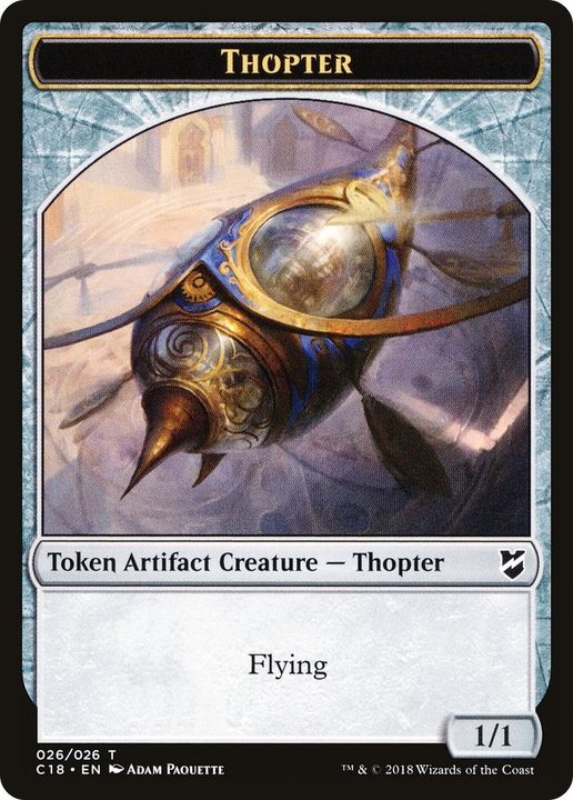 Thopter in the group Magic the Gathering / Sets / Commander 2018 Tokens at Proxyprinters.com (51549)