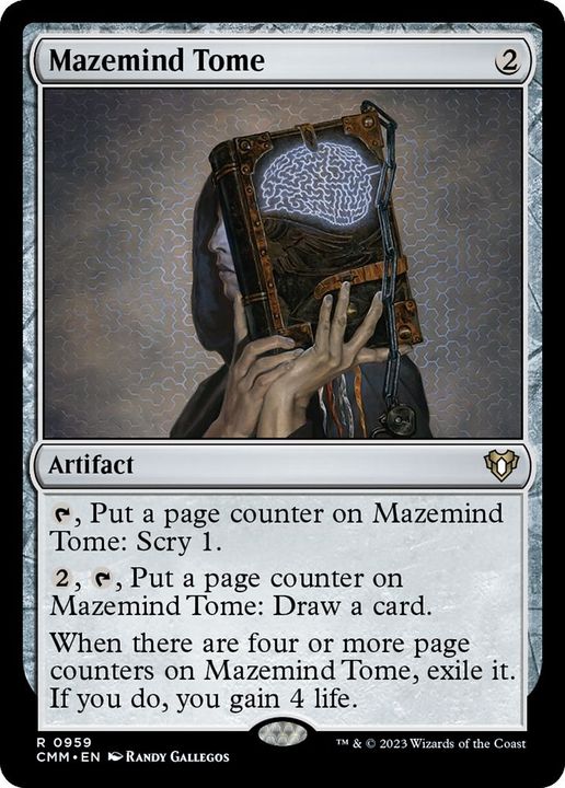 Mazemind Tome in the group Magic the Gathering / Sets / Commander Masters at Proxyprinters.com (5155)