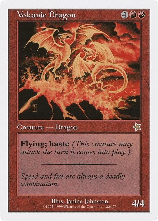 Volcanic Dragon in the group Magic the Gathering / Sets / Starter 1999 at Proxyprinters.com (51552)