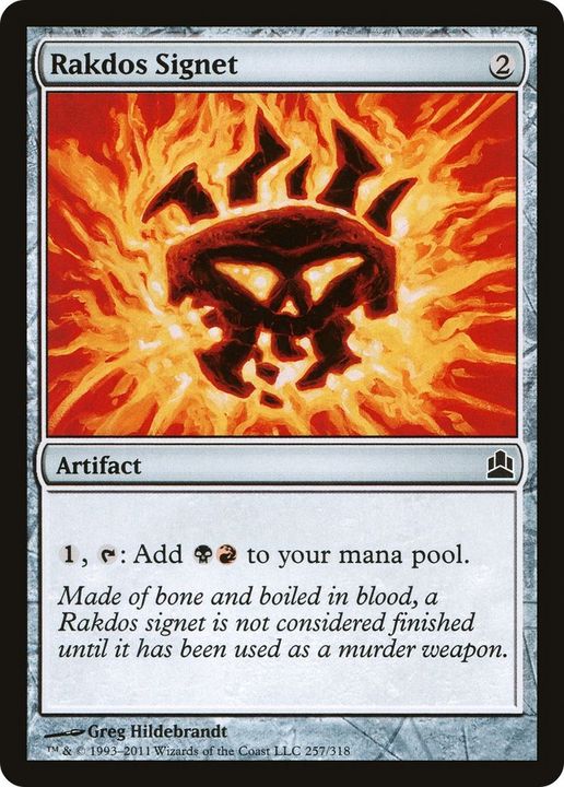 Rakdos Signet in the group Magic the Gathering / Types / Artifacts / Artifact at Proxyprinters.com (51569)