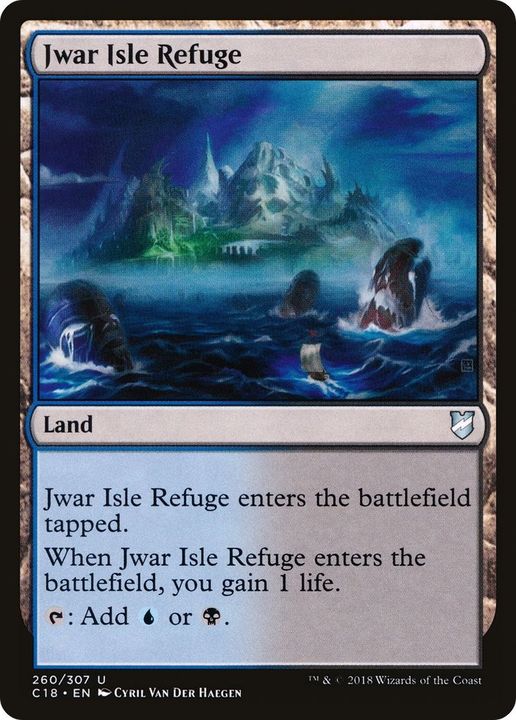 Jwar Isle Refuge in the group Magic the Gathering / Sets / Commander 2018 at Proxyprinters.com (51578)