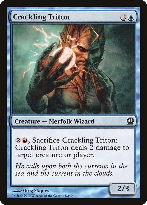 Crackling Triton in the group Magic the Gathering / Sets / Theros at Proxyprinters.com (51588)