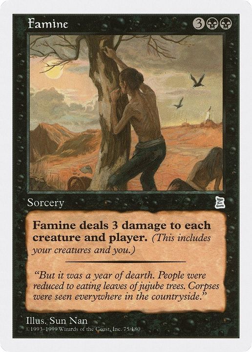 Famine in the group Magic the Gathering / Types / Colors / Black at Proxyprinters.com (51589)