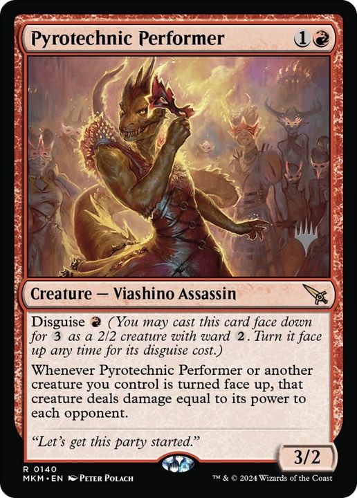 Pyrotechnic Performer in the group Magic the Gathering / Types / Colors / Red at Proxyprinters.com (51591)