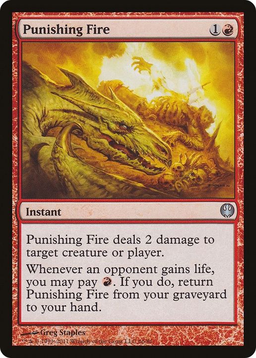 Punishing Fire in the group Magic the Gathering / Types / Colors / Red at Proxyprinters.com (5160)