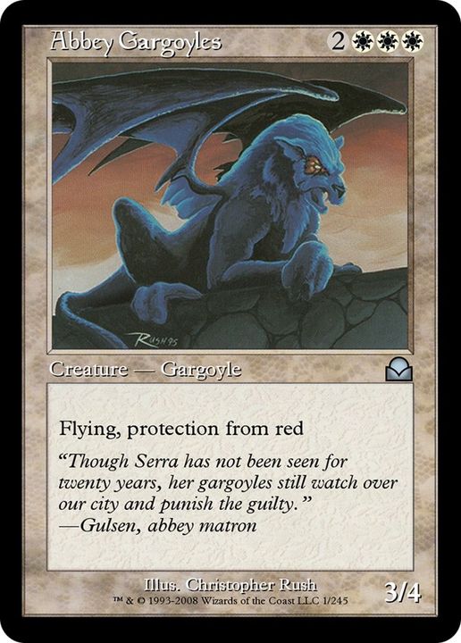 Abbey Gargoyles in the group Magic the Gathering / Types / Colors / White at Proxyprinters.com (51627)