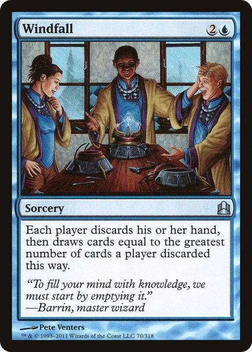 Windfall in the group Magic the Gathering / Types / Colors / Blue at Proxyprinters.com (51630)