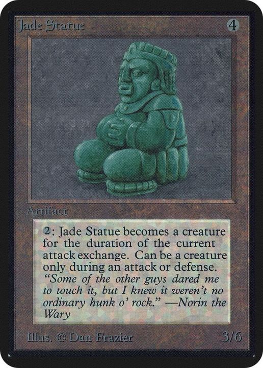 Jade Statue in the group Magic the Gathering / Types / Artifacts / Artifact at Proxyprinters.com (51633)