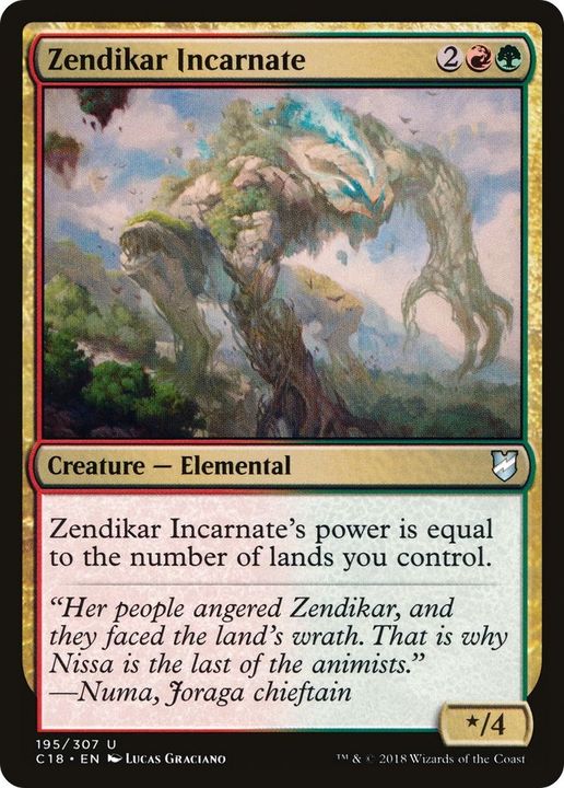 Zendikar Incarnate in the group Magic the Gathering / Types / Colors / Multicolors / G, R at Proxyprinters.com (51638)