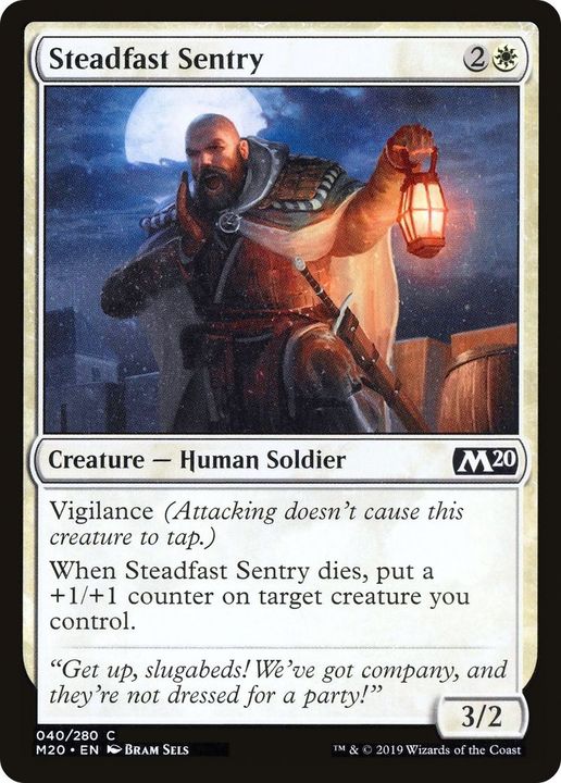 Steadfast Sentry in the group Magic the Gathering / Types / Creatures / Human at Proxyprinters.com (51657)