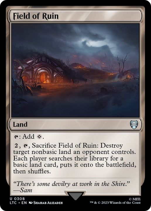 Field of Ruin in the group Magic the Gathering / Sets / Tales of Middle-earth Commander at Proxyprinters.com (51669)