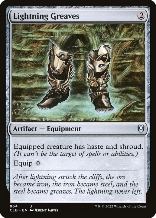 Lightning Greaves in the group Magic the Gathering / Sets / Commander Legends: Battle for Baldur's Gate at Proxyprinters.com (51671)