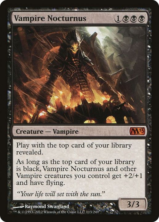 Vampire Nocturnus in the group Magic the Gathering / Types / Colors / Black at Proxyprinters.com (51695)