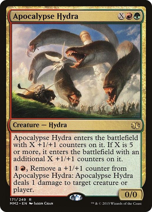 Apocalypse Hydra in the group Magic the Gathering / Types / Colors / Multicolors / G, R at Proxyprinters.com (51741)