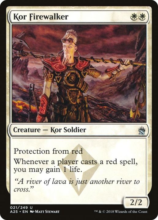 Kor Firewalker in the group Magic the Gathering / Types / Colors / White at Proxyprinters.com (51746)