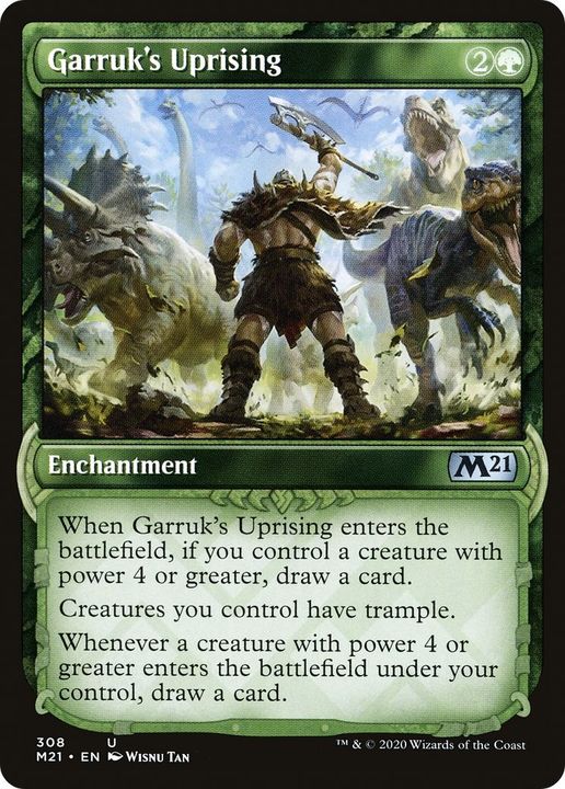 Garruk's Uprising in the group Magic the Gathering / Sets / Core Set 2021 at Proxyprinters.com (51747)