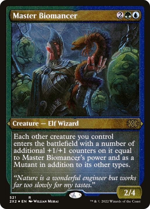 Master Biomancer in the group Magic the Gathering / Types / Colors / Multicolors / G, U at Proxyprinters.com (51761)