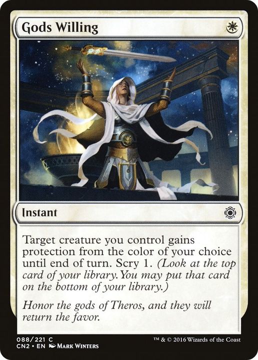 Gods Willing in the group Magic the Gathering / Types / Colors / White at Proxyprinters.com (51767)