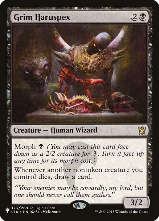 Grim Haruspex in the group Magic the Gathering / Types / Creatures / Wizard at Proxyprinters.com (51784)