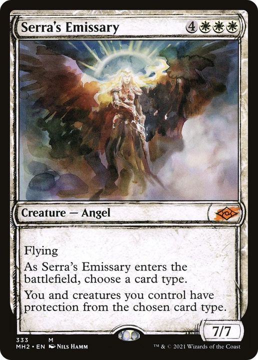 Serra's Emissary in the group Magic the Gathering / Types / Colors / White at Proxyprinters.com (51786)