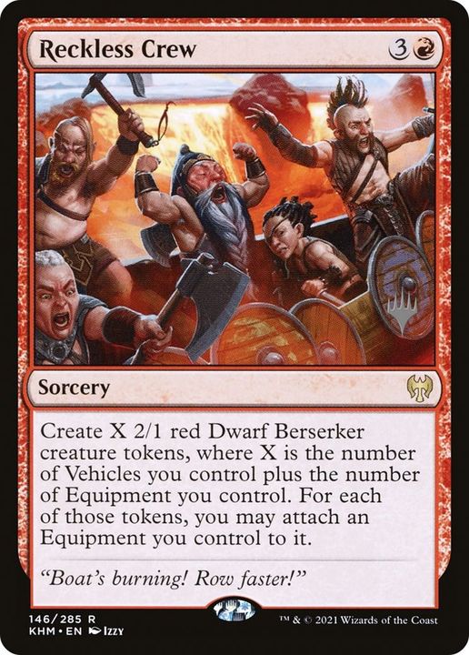 Reckless Crew in the group Magic the Gathering / Types / Colors / Red at Proxyprinters.com (51800)