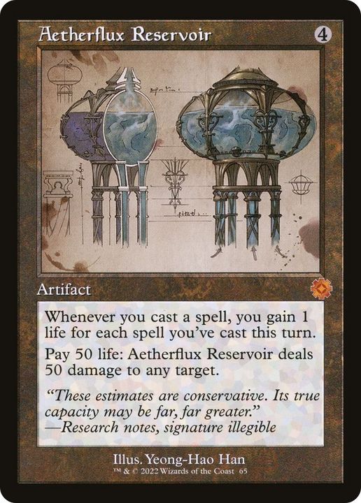 Aetherflux Reservoir in the group Magic the Gathering / Types / Artifacts / Artifact at Proxyprinters.com (51825)