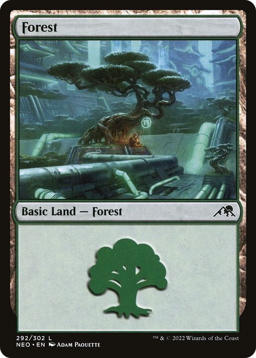 Forest in the group Magic the Gathering / Sets / Kamigawa: Neon Dynasty at Proxyprinters.com (51839)