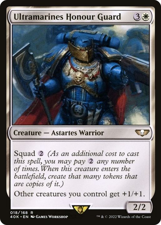 Ultramarines Honour Guard in the group Magic the Gathering / Sets / Warhammer 40,000 Tokens at Proxyprinters.com (51841)