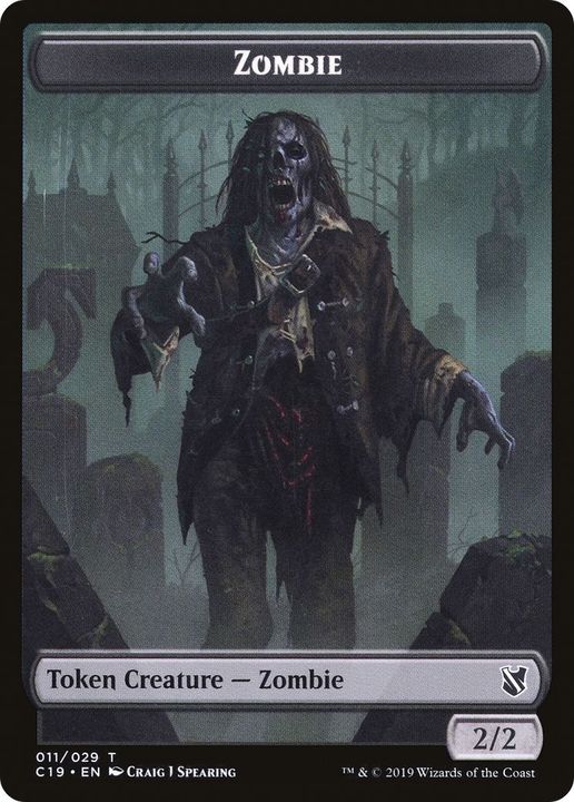 Zombie in the group Magic the Gathering / Sets / Commander 2019 Tokens at Proxyprinters.com (51850)