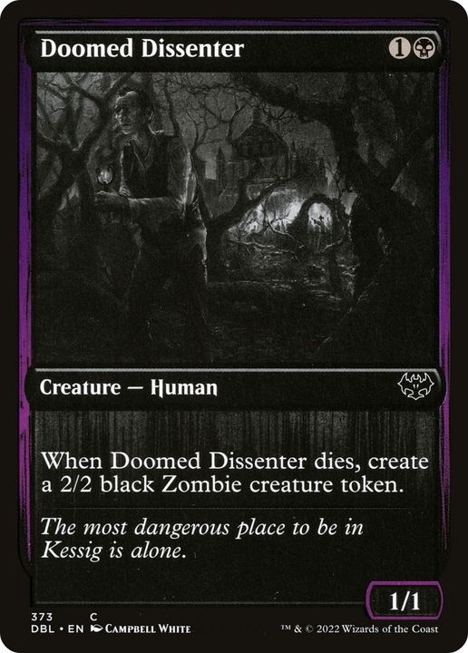 Doomed Dissenter in the group Magic the Gathering / Sets / Innistrad: Double Feature at Proxyprinters.com (51859)