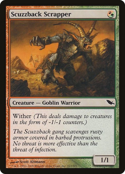 Scuzzback Scrapper in the group Magic the Gathering / Types / Colors / Multicolors / G, R at Proxyprinters.com (51863)