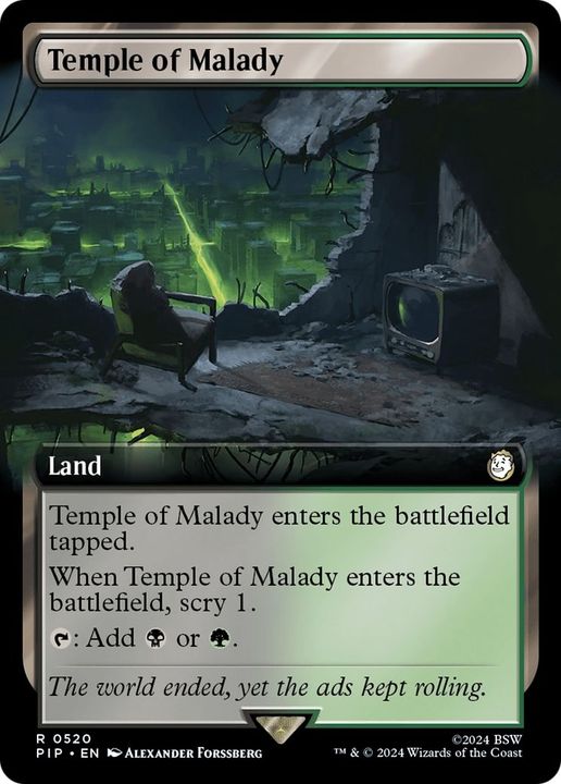 Temple of Malady in the group Magic the Gathering / Types / Colors / Colorless at Proxyprinters.com (51891)