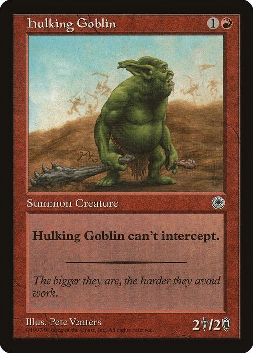 Hulking Goblin in the group Magic the Gathering / Types / Creatures / Goblin at Proxyprinters.com (51894)