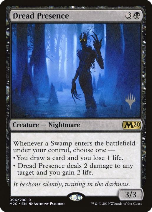 Dread Presence in the group Magic the Gathering / Types / Colors / Black at Proxyprinters.com (51913)