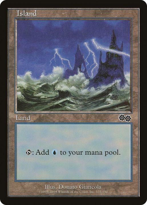 Island in the group Magic the Gathering / Sets / Urza's Saga at Proxyprinters.com (51917)