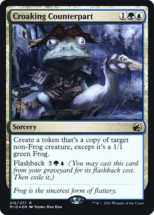 Croaking Counterpart in the group Magic the Gathering / Types / Colors / Multicolors / G, U at Proxyprinters.com (51920)