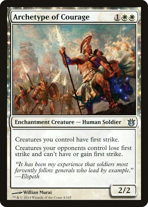 Archetype of Courage in the group Magic the Gathering / Sets / Born of the Gods at Proxyprinters.com (51954)