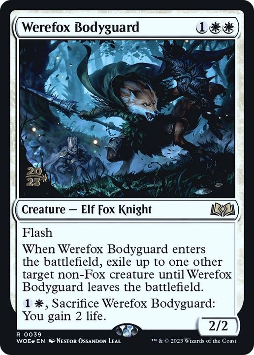 Werefox Bodyguard in the group Magic the Gathering / Types / Creatures / Elf at Proxyprinters.com (51959)