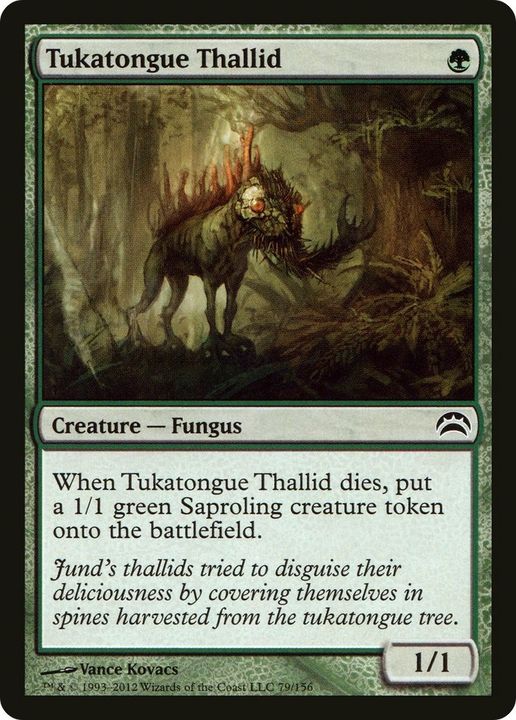 Tukatongue Thallid in the group Magic the Gathering / Types / Colors / Green at Proxyprinters.com (51974)