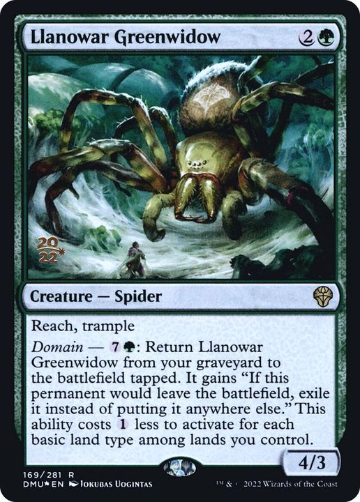 Llanowar Greenwidow in the group Magic the Gathering / Types / Colors / Green at Proxyprinters.com (51977)