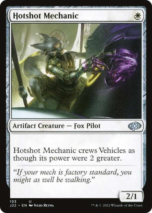 Hotshot Mechanic in the group Magic the Gathering / Types / Colors / White at Proxyprinters.com (51994)