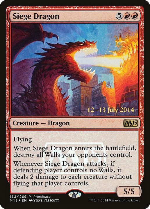 Siege Dragon in the group Magic the Gathering / Types / Colors / Red at Proxyprinters.com (5200)