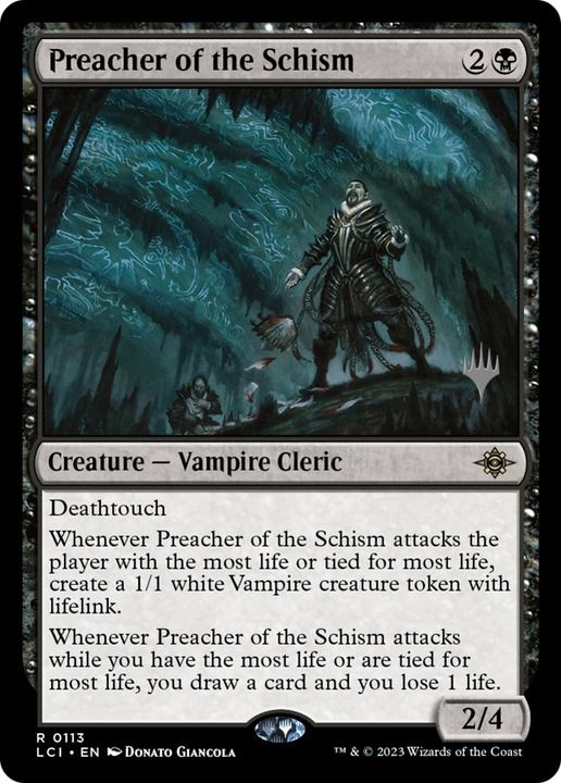 Preacher of the Schism in the group Magic the Gathering / Types / Colors / Black at Proxyprinters.com (52010)